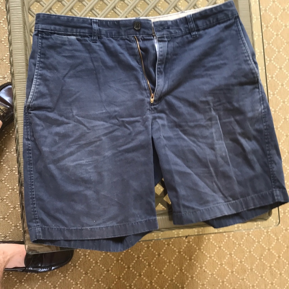 Lands End navy chino shorts